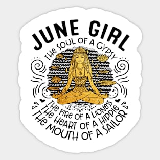 june girl Sticker